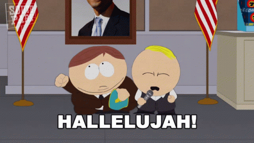 South Park Singing Hallelujah Meme GIF