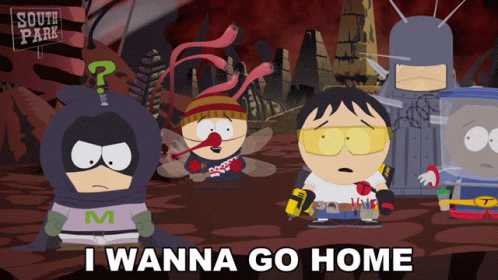 South Park Stan Marsh I Wanna Go Home GIF