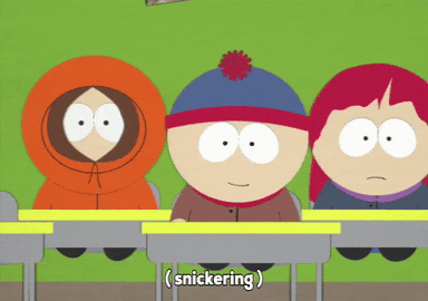 South Park Stan Marsh Snickering GIF