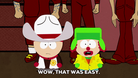 South Park Texan Outfit That Was Easy GIF