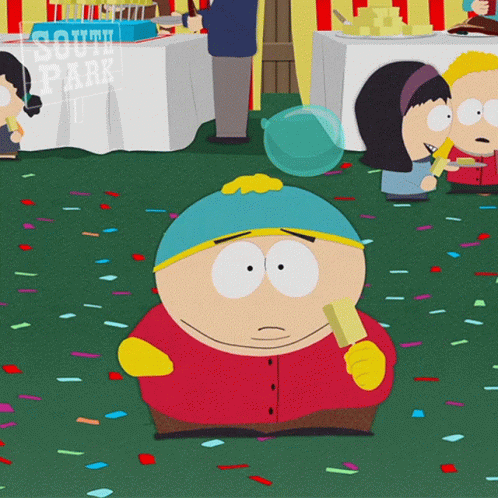 South Park Waving Hi GIF