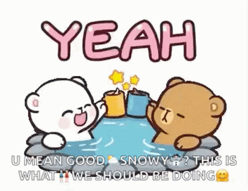 Spa Milk And Mocha Bears GIF