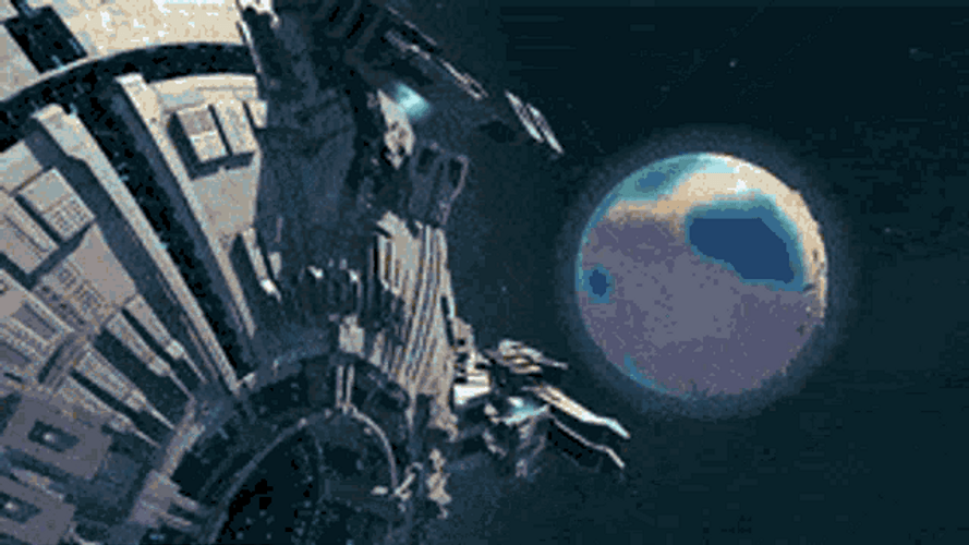 Space Explosion Space Station GIF