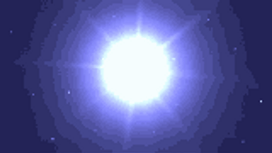 Space Galaxy Blinding Lights Overexpose GIF