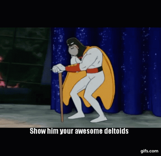 Space Ghost Awesome Deltoids GIF