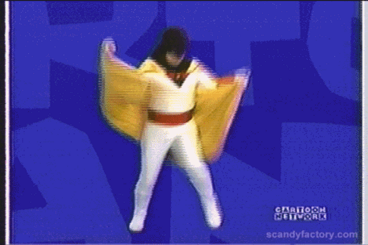 Space Ghost Cosplay Funny Dance GIF