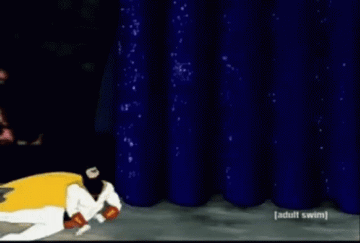 Space Ghost Funny Worm Dance GIF