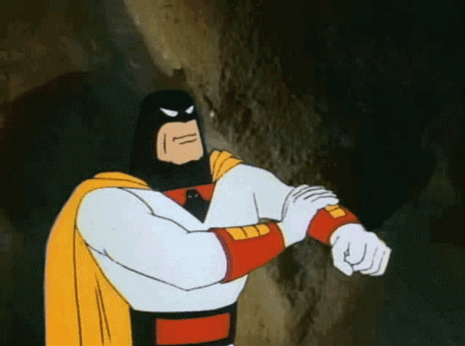 Space Ghost Power Bands Ready GIF