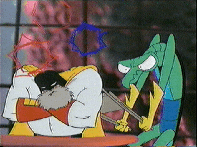 Space Ghost Zorak Chair Hit GIF