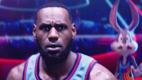 Space Jam 2 Lebron James Basketball Power GIF