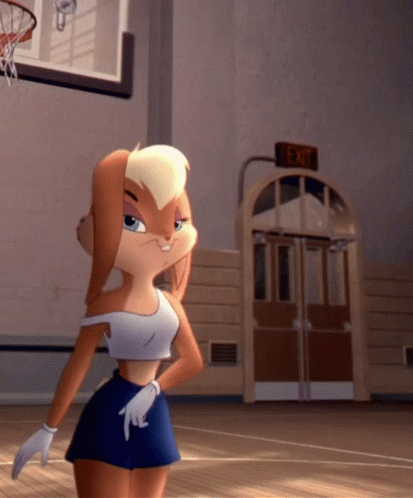 Space Jam 2 Lola Bunny Seductive Walk GIF