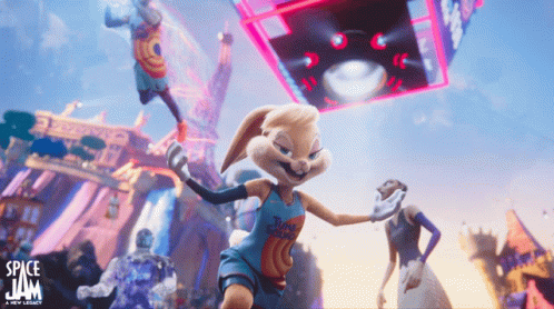 Space Jam 2 Lola Bunny Wink GIF