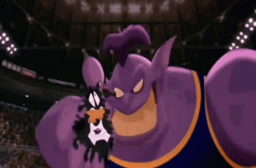 Space Jam Daffy Duck Monstar Bupkus GIF