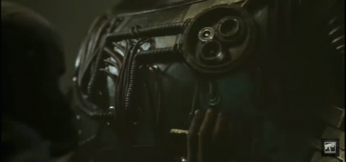 Space Marine Robot Assembles GIF