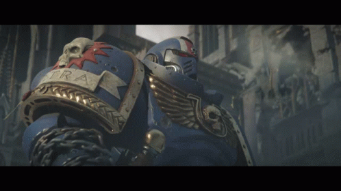 Space Marine Warhammer 40k Coming GIF