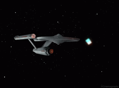 Space Ship With Cinemagraphs