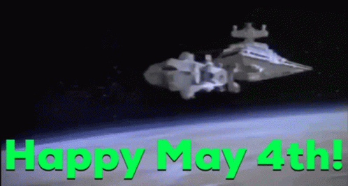 Space Ship with Happy May 4th