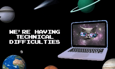 Space Technical Difficulties GIF