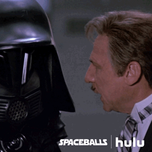 spaceballs dark helmet gif