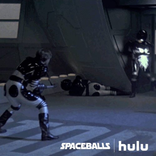 Spaceballs Guard May The Schwartz Be With You GIF