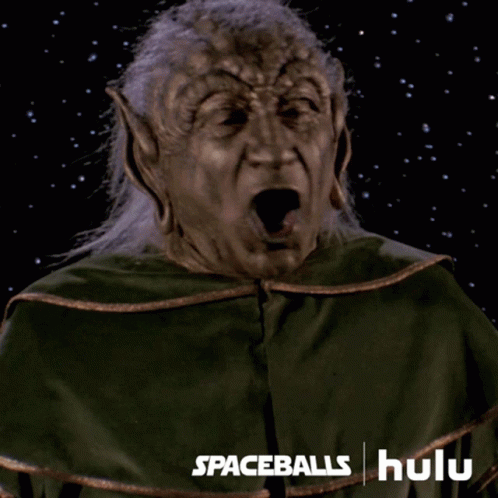 Spaceballs Hulu Man in Green Cloak