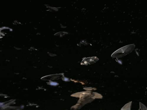 Spaceships Flying
