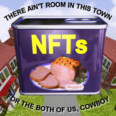 Spam Nft Can Cowboy GIF