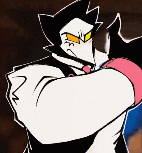 Mighty Muscular Spamton Tossing Enemy GIF