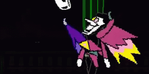 Spamton Making Phone Call Gameplay GIF