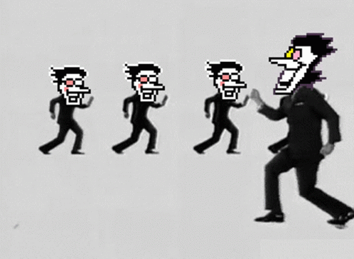 Spamton Deltarune Game Character Dancing GIF