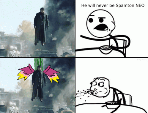 Funny Spamton Neo Matrix Meme GIF