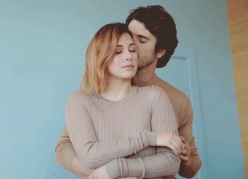 Spanish Actor Yon Gonzales Caressing Blanca Suarez GIF