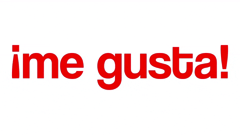 Spanish Phrase Me Gusta GIF
