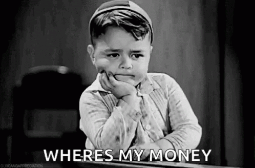 Spanky Mcfarland Where's My Money GIF
