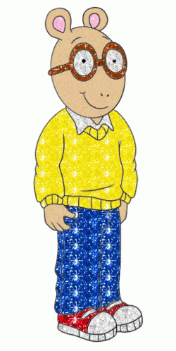 Sparkling Arthur Read Smile GIF