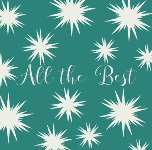 Sparkling Best Wishes Greeting GIF