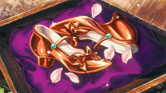 Sparkling Cartoon Shoes GIF