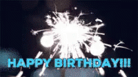 Sparkling Happy 4th Of July Birthday GIF