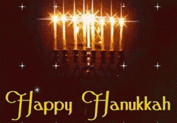 Sparkling Happy Hanukkah GIF