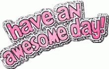Sparkling In Pink Have An Awesome Day GIF