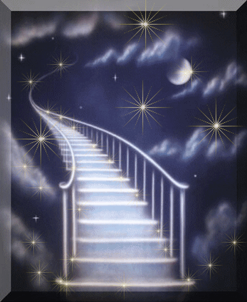 Sparkling Stairway To Heaven GIF