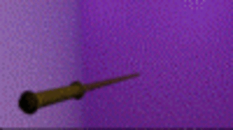 Sparkling Wooden Magic Wand GIF