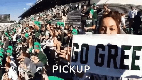 Spartan Mascot Watching Memphis vs Michigan State Football
