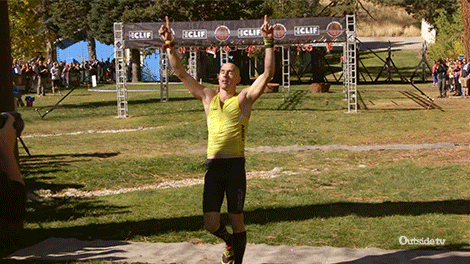 Spartan Obstacle Course Finish Line GIF