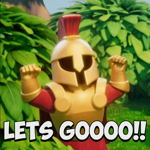 Spartan Saying Lets Goooo GIF