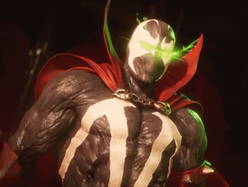 Spawn Green Eyes Power GIF