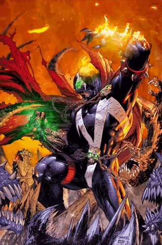 Spawn Powerful Body Battle Scene GIF