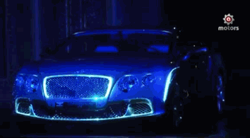 Spectacular Bentley Light Display GIF