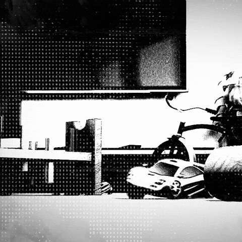 Sped Fast Moving Cars Monochromatic GIF