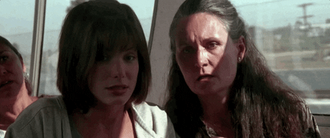 Sped Up Driving Sandra Bullock Speed Movie GIF